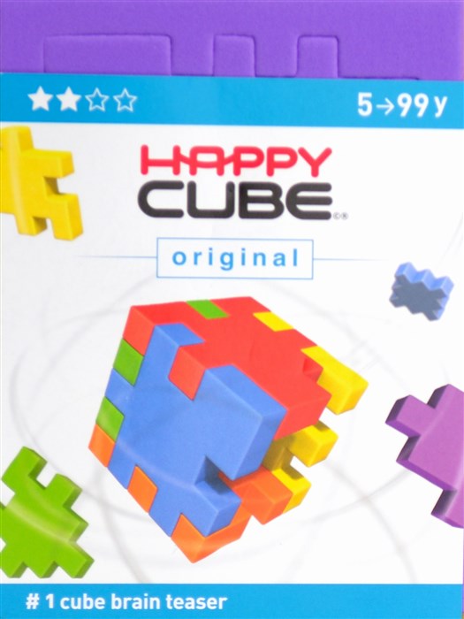 Lila Happy Cube - Bryssel
