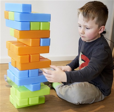Utomhus störta tornet och Domino - XXL storlek