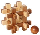 Den fängslade boll - Bamboo IQ pussel