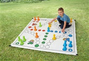 utomhus ludo-spel