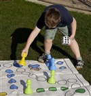 utomhus ludo-spel