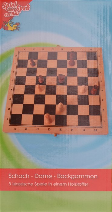 3 spel i ett - Schack - Checkers/Dam - Backgammon 3 spel i ett - Schack - Checkers/Dam - Backgammon