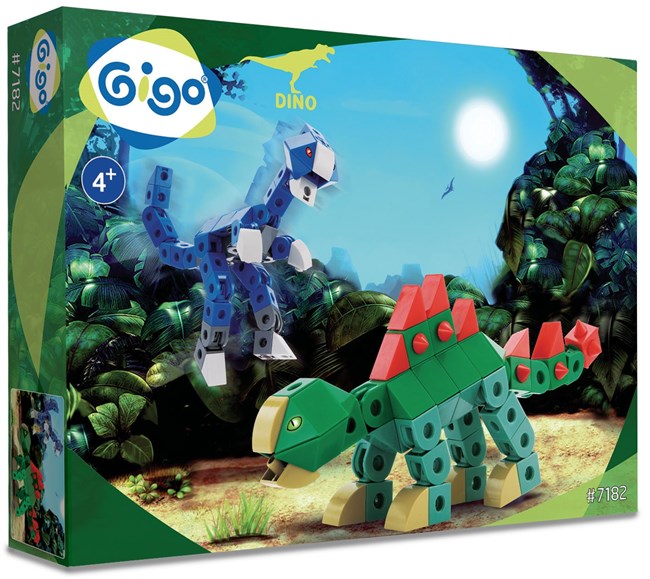 Bygg en dinosaurie Raptor och Gigosaurus Bygg en dinosaurie Raptor och Gigosaurus