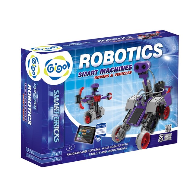 Gigo 7437-kit - Bygg programmerbar robot - 8 modeller Gigo 7437-kit - Bygg programmerbar robot - 8 modeller