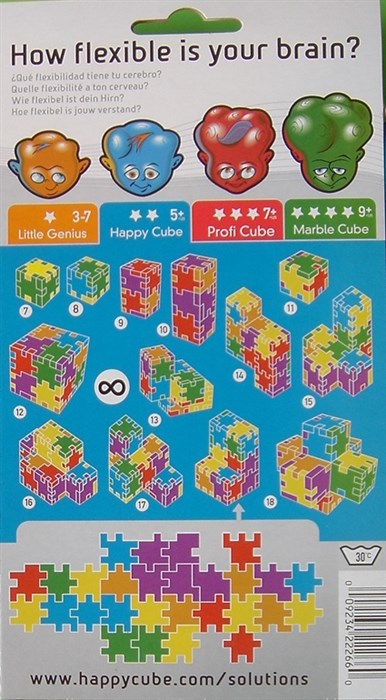 Happy Cube Original - six pack Happy Cube Original - six pack