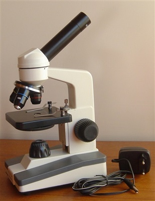 Digital mikroskop med LED-lampa